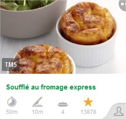 Soufflé au fromage express - Copie